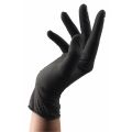 Sibel Black Latex Gloves 100 pcs Small