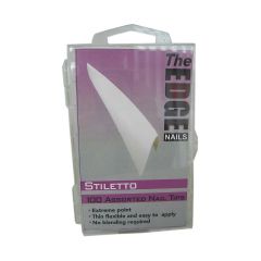 The Edge Stiletto French Tips Assorted (100)