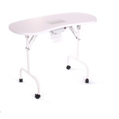 Portable Manicure Table And Dust Collector Fan White