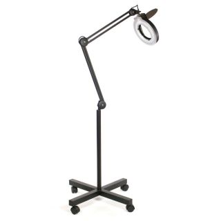 Magnifying Lamp on Stand Black