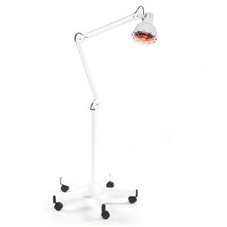 Inferred Lamp on Stand White