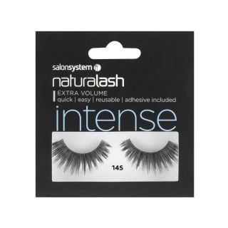 Salon System Naturalash Strip Lashes - 145 Black (Intense)