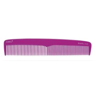 Sibel Duoline Cellulose Acetate Hairdressing Pink Comb