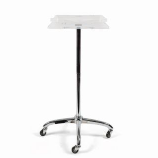 Escort Square Tinting Trolley In Transparent White
